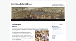 Desktop Screenshot of colonialdance.com.au